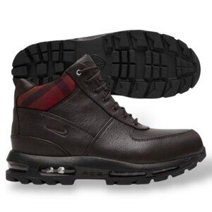 Nike Air Max Goadome SE Shadow Brown/Plaid Mens Boots Size 10 DC8868 200 NEW